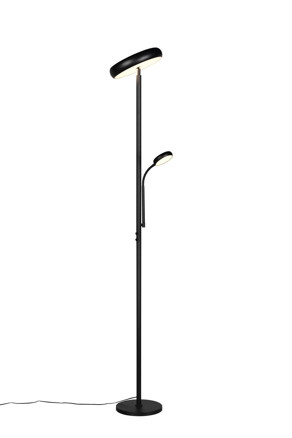 Lampadaire Palermo noir mat