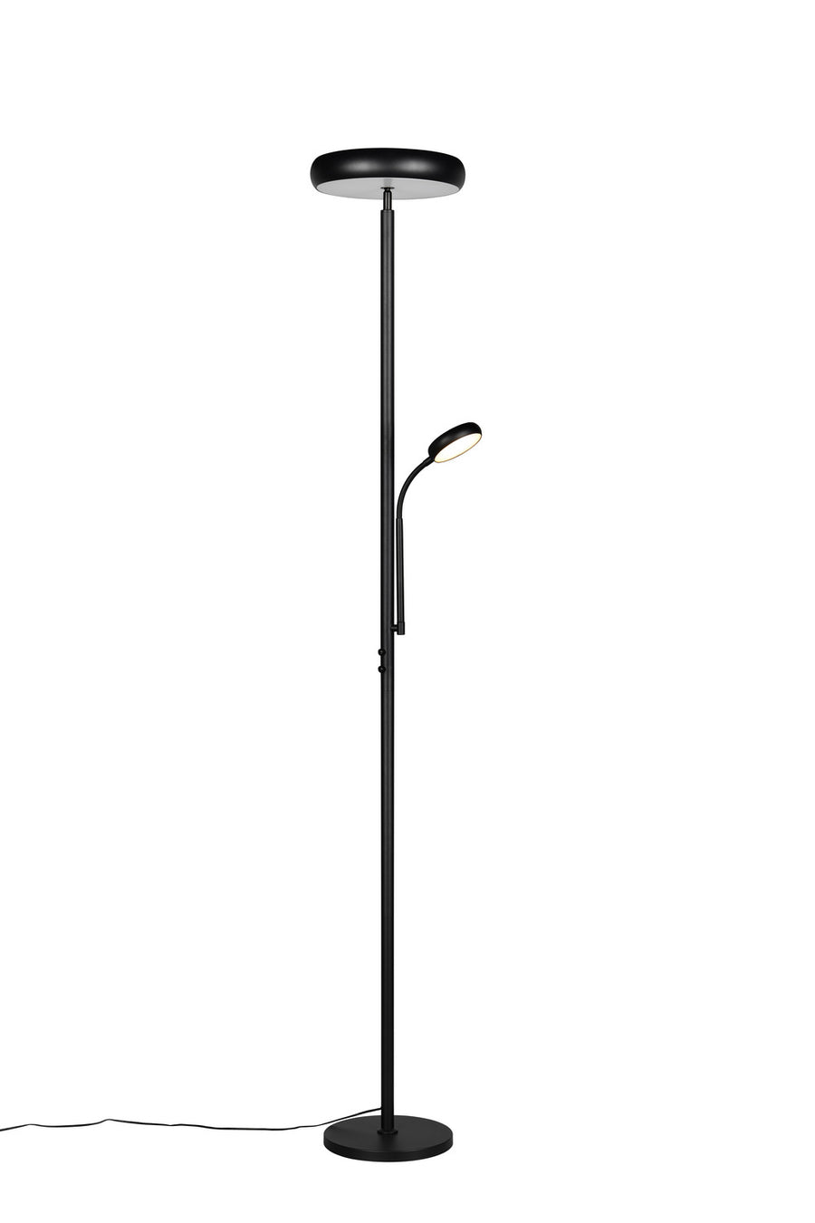Lampadaire Palermo noir mat