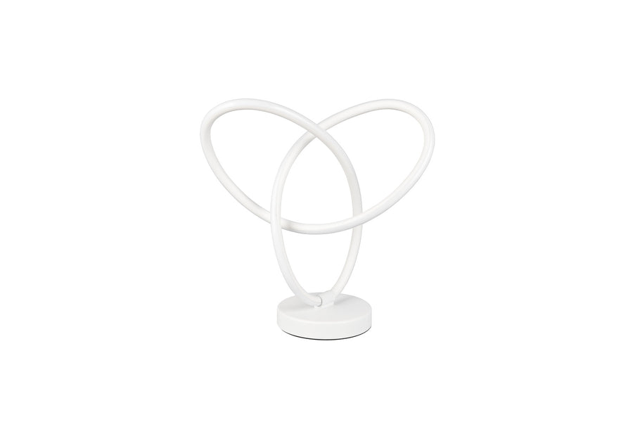 Lampe à poser Lando blanche mat