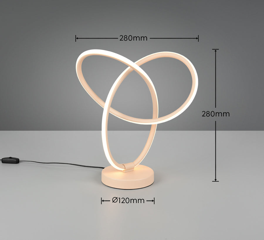 Lampe à poser Lando beige