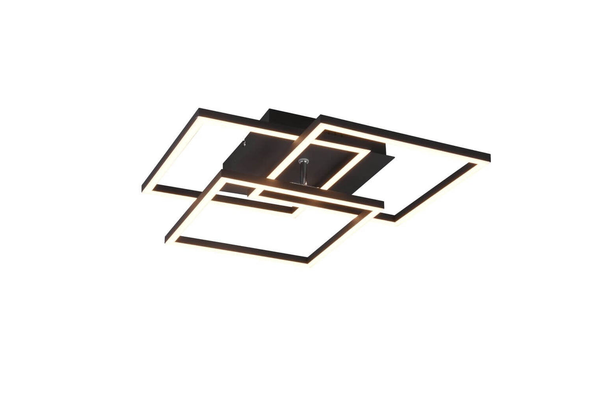 Plafonnier Mobile noir mat