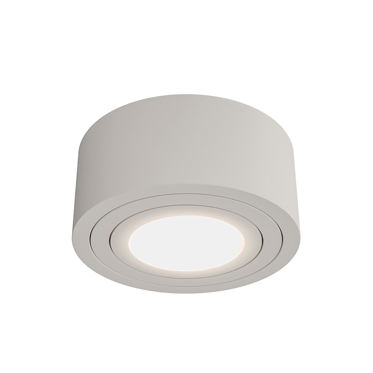 Spot plafond LED Rullo mini taupe, IP44