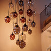 Suspension grande hauteur Echos, câble 5 m, monture noire