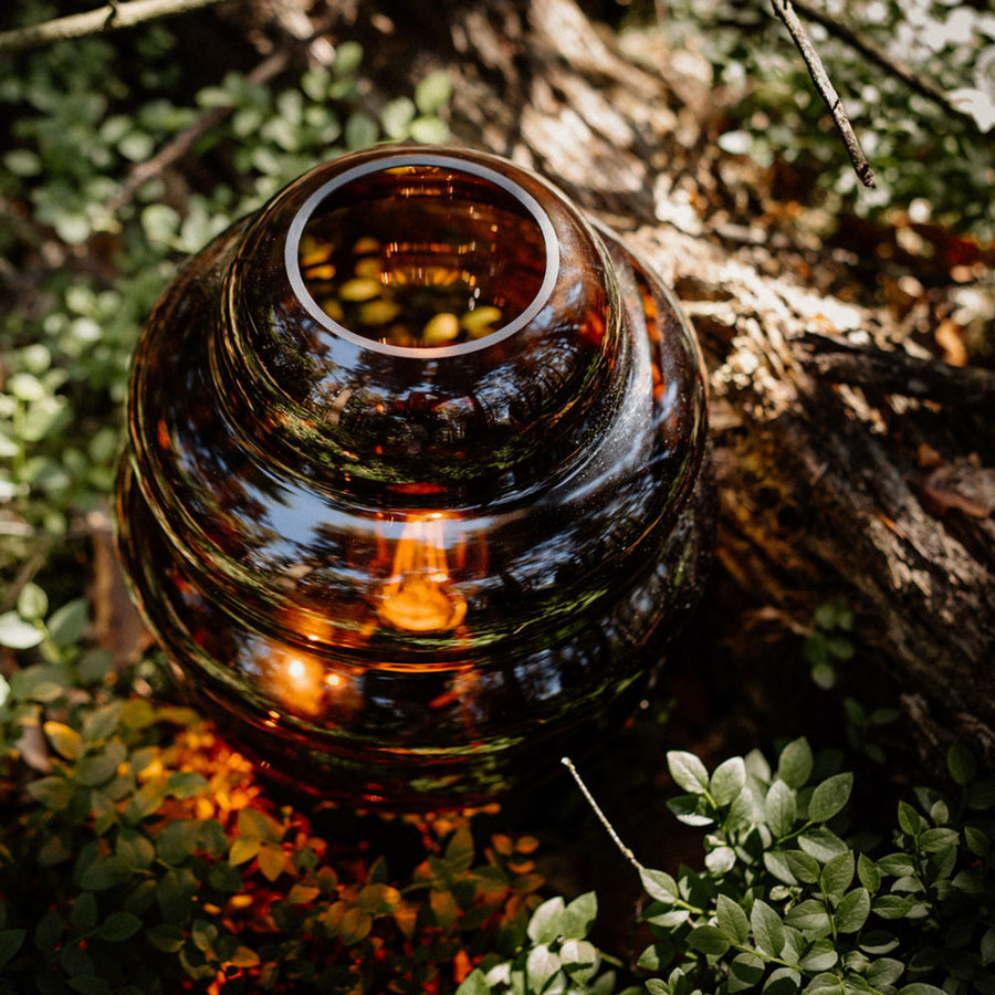 Lampe à poser Echos en verre
