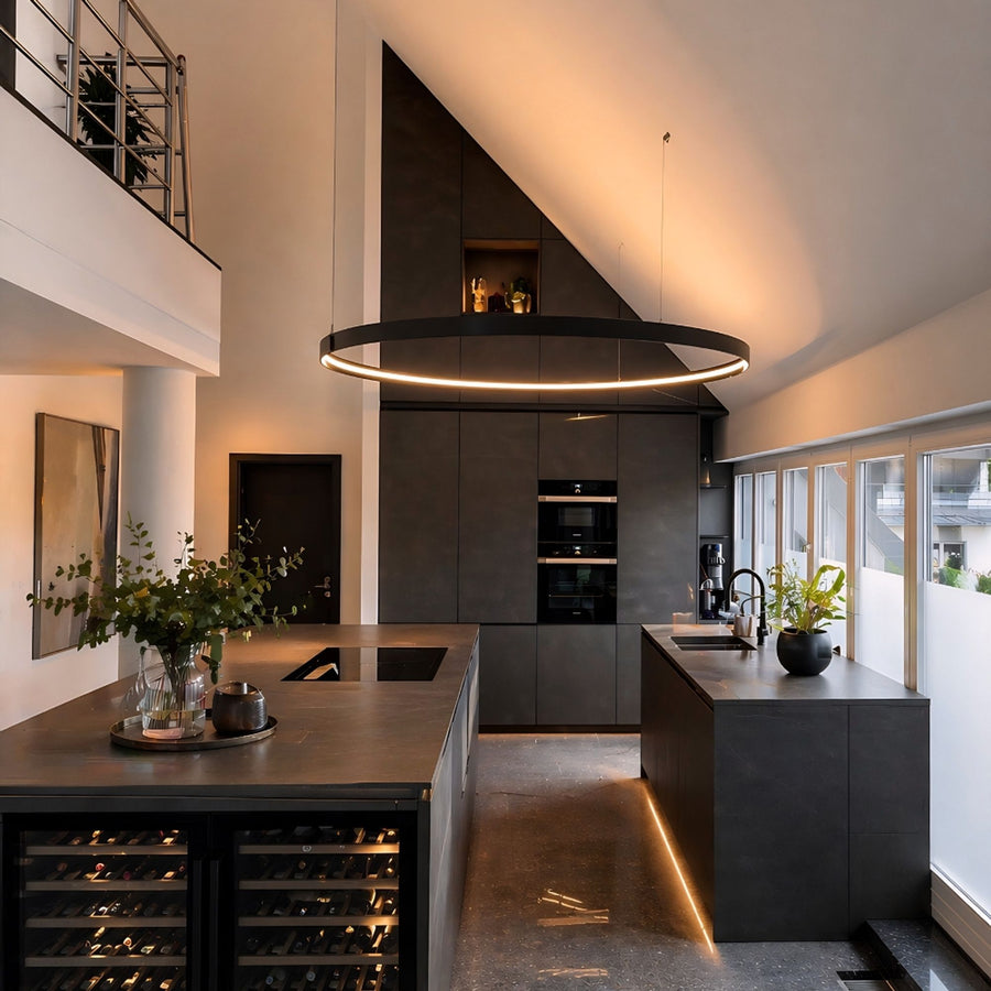Suspension LED Made anneau XL, jusqu'à Ø 230 cm