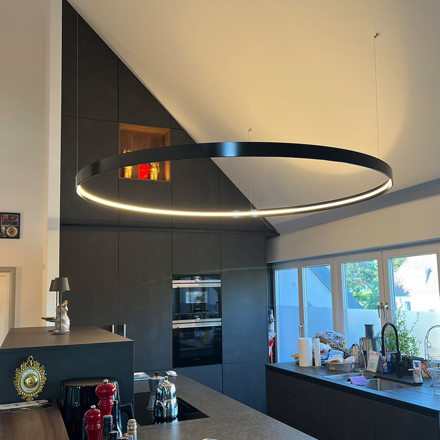 Suspension LED Made anneau XL, jusqu'à Ø 230 cm