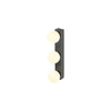 Applique murale SUN noire, L 46 cm