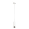 Suspension Numinos blanche et noire, H 16,2 cm