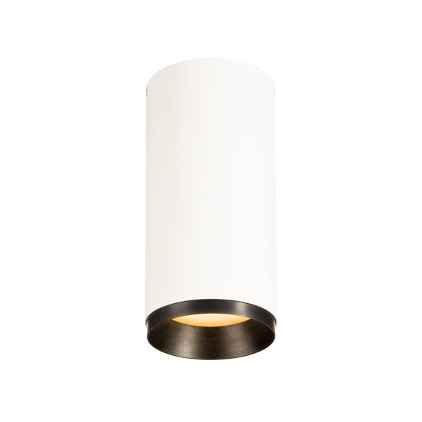 Spot Numinos blanc et noir, fixe, L 18,5 cm