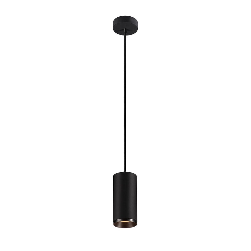 Suspension Numinos noire, H 18,5 cm