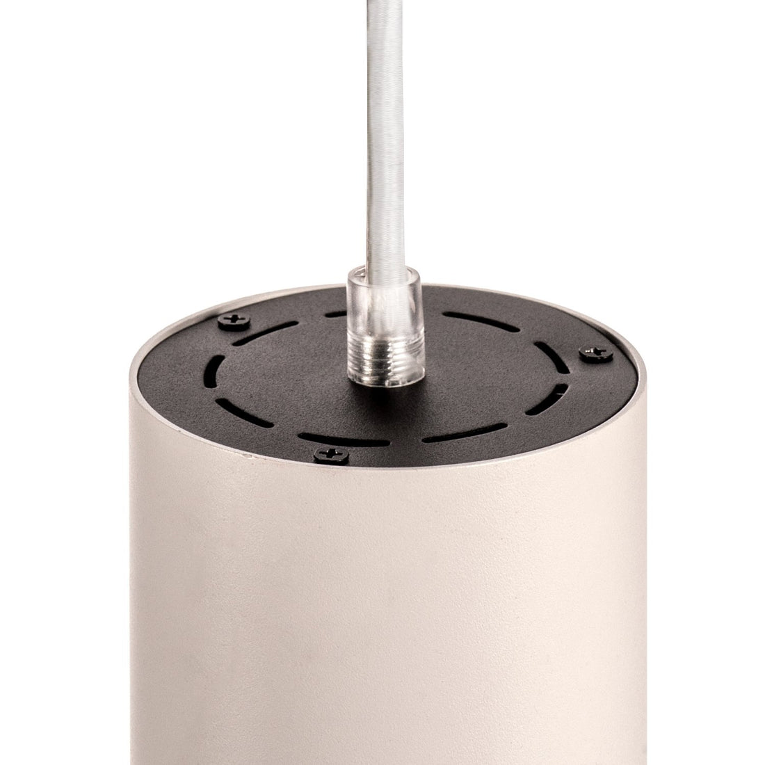 Suspension Numinos blanche et noire, H 18,5 cm