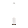 Suspension Numinos blanche et noire, H 25,8 cm, blanc chaud, faisceau 36°