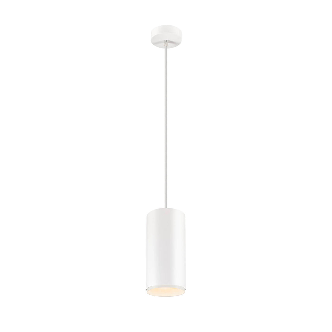 Suspension Numinos blanche et noire, H 25,8 cm, blanc chaud, faisceau 36°