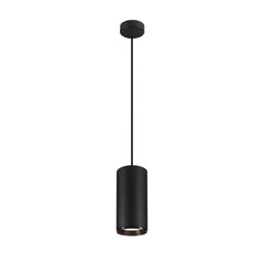 Suspension Numinos noire, H 25,8 cm, blanc neutre, faisceau 24°