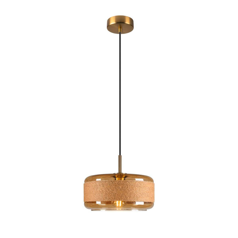 Suspension Pantilo Rope dorée, Ø 27 cm