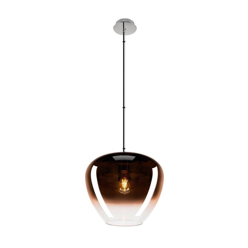 Suspension Pantilo cuivrée, verre