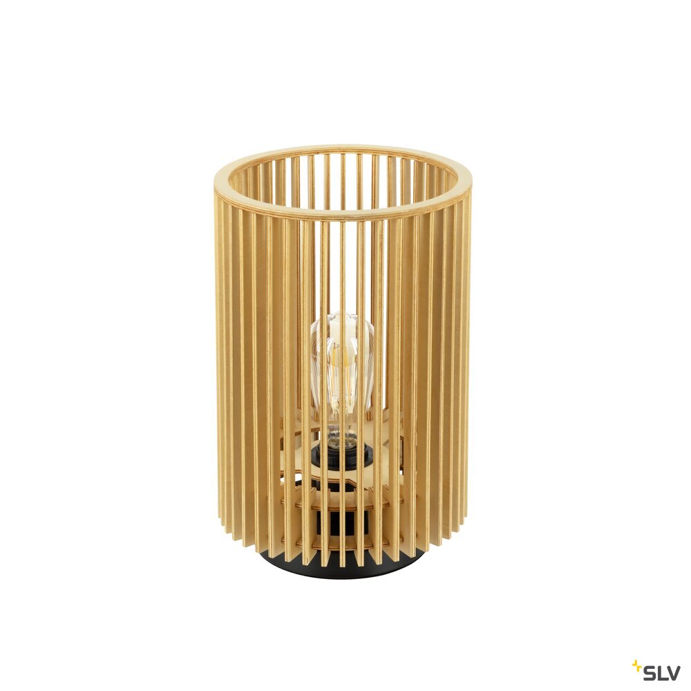 Présentation du modèle cylindrique, lamelles verticales et douille centrale visible.