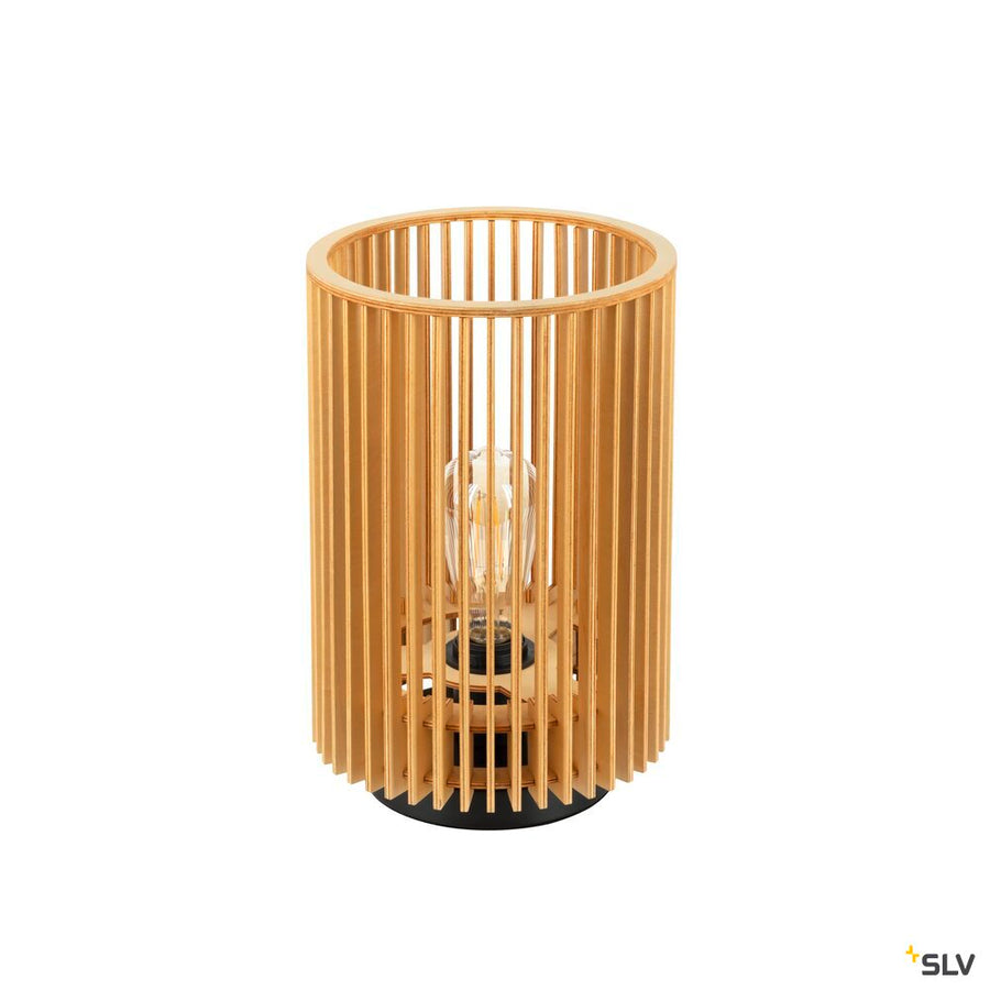 Présentation du modèle cylindrique, lamelles verticales et douille centrale visible.