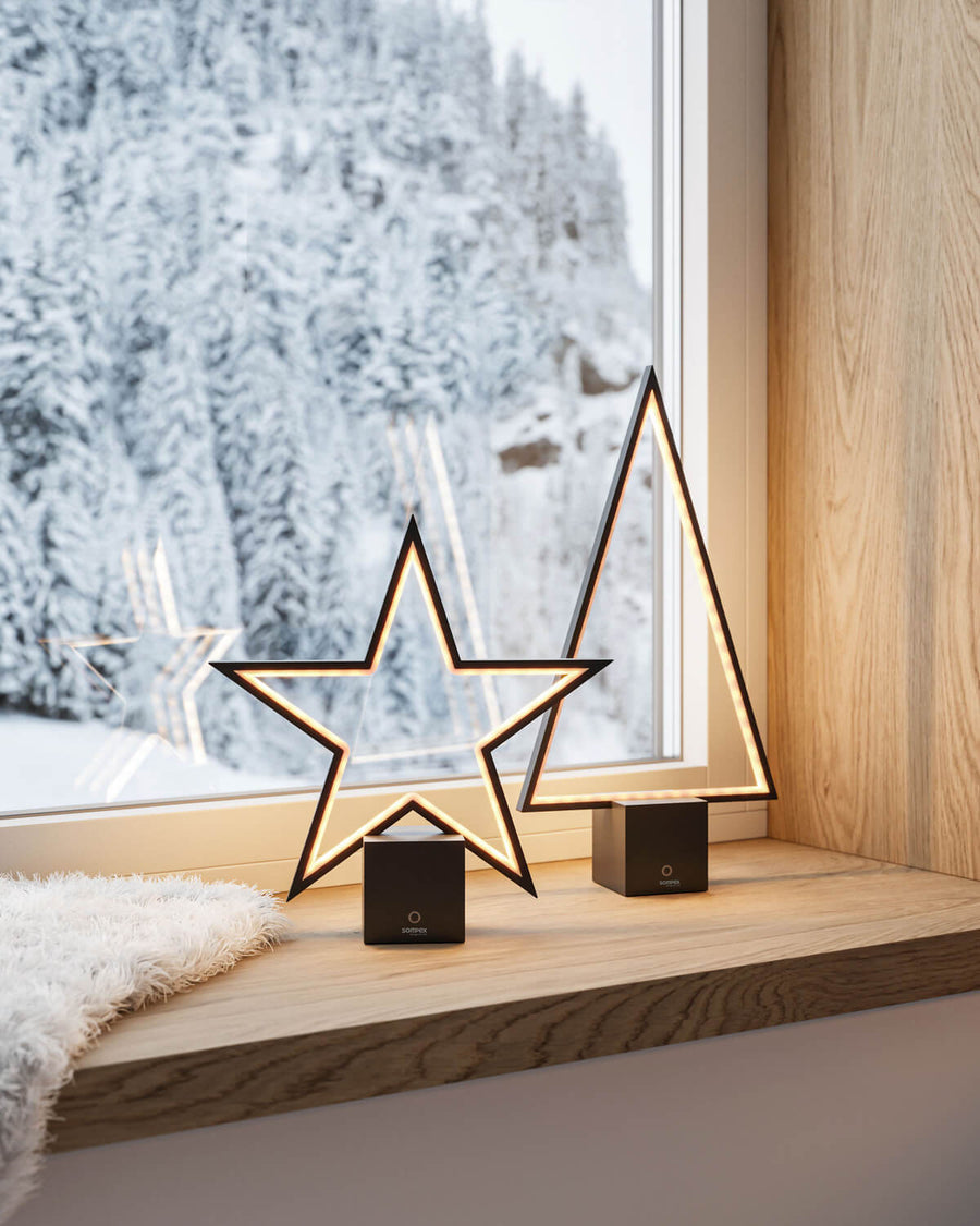 Lampe extérieure Lucy noire