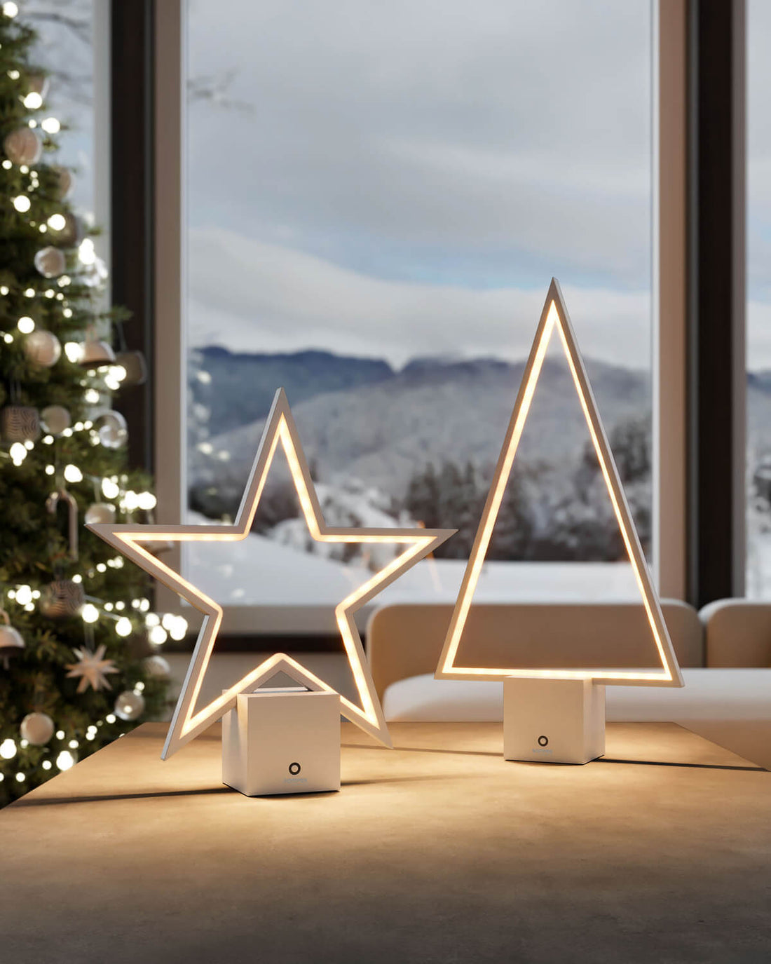 Lampe extérieure Lucy argentée