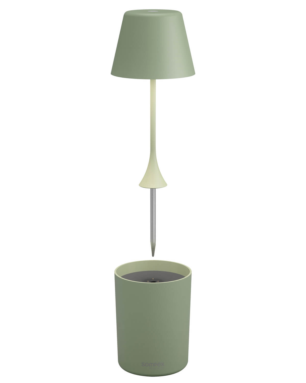 Lampe extérieure Peeky vert olive