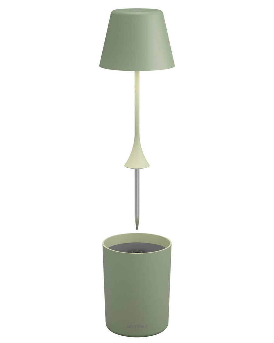 Lampe extérieure Peeky vert olive