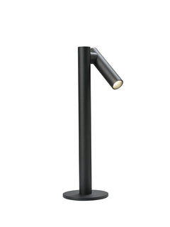 Lampe à poser sans fil Tubo noire