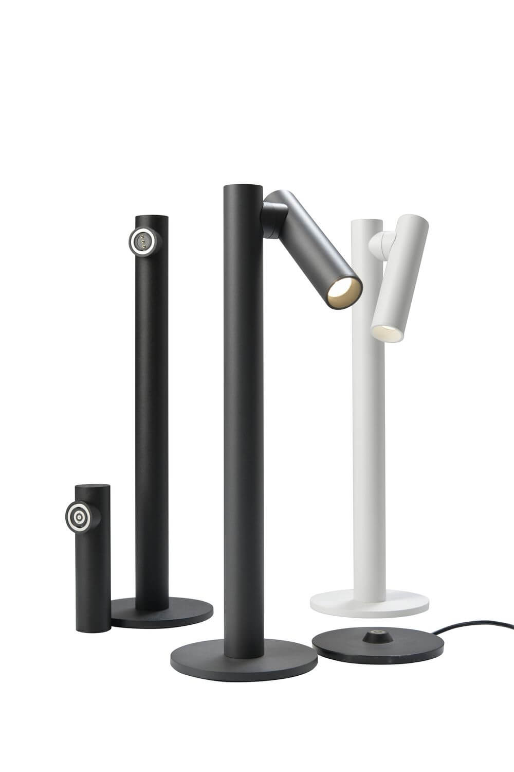 Lampe à poser sans fil Tubo noire