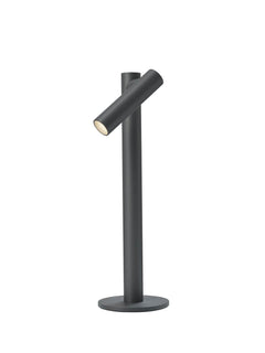 Lampe à poser sans fil Tubo anthracite