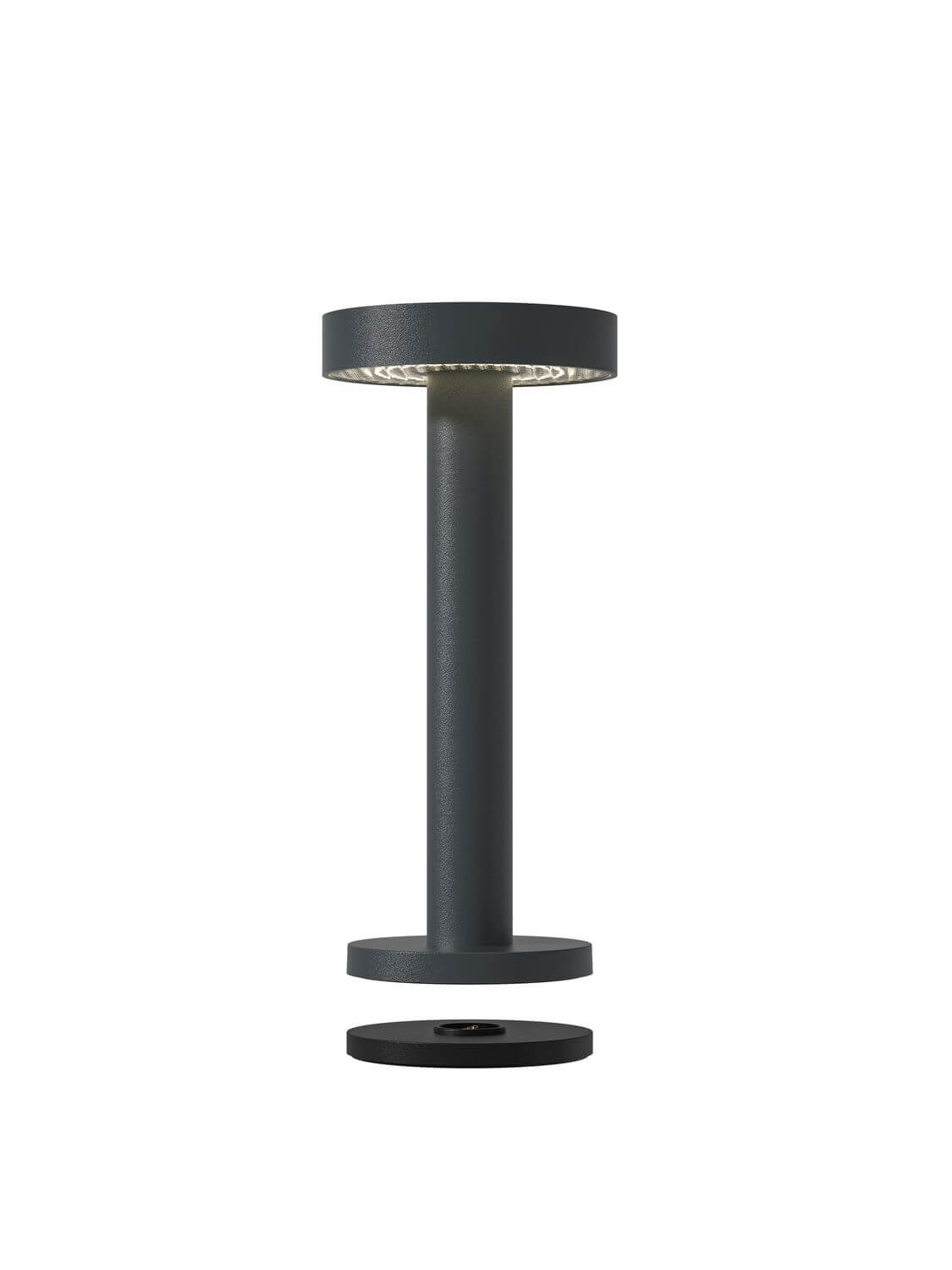 Lampe à poser sans fil Boro anthracite
