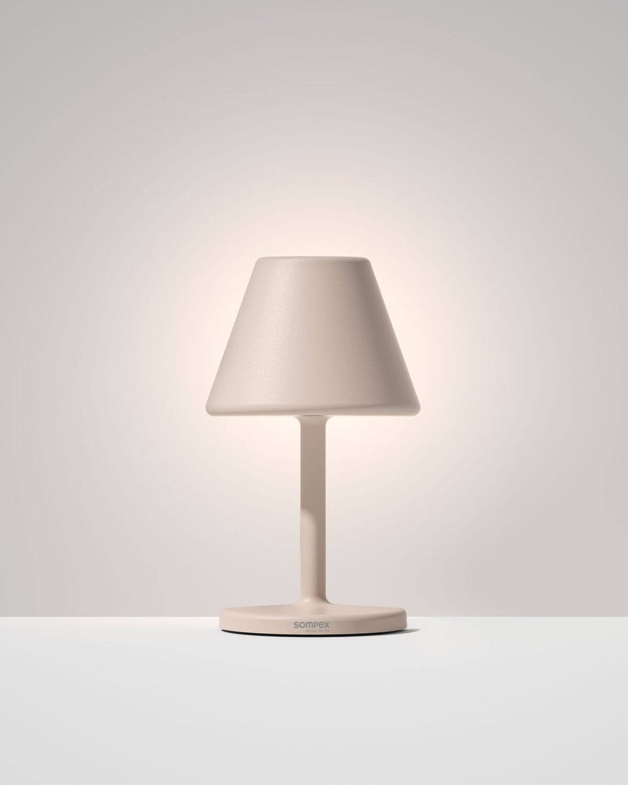 Lampe à poser sans fil Twin beige
