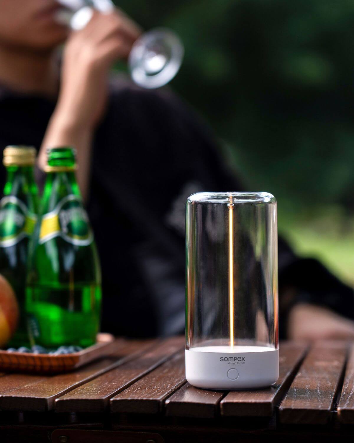 Lampe à poser sans fil Pulse blanche