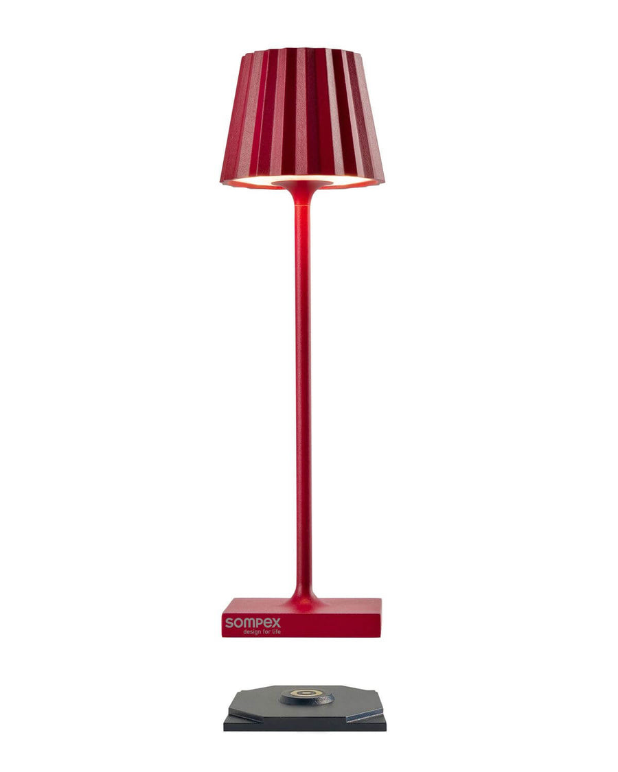 Lampe à poser sans fil Troll Nano rouge