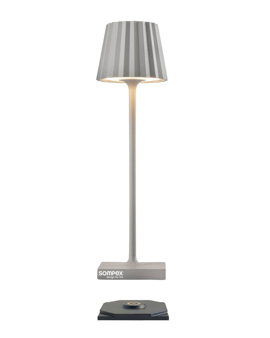 Lampe à poser sans fil Troll Nano grise