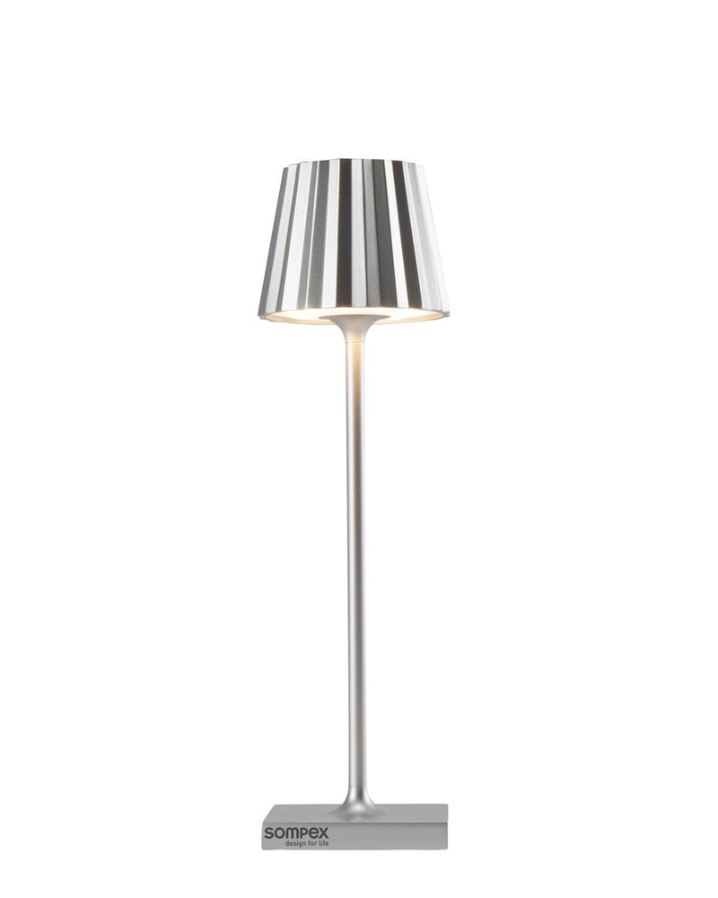 Lampe à poser sans fil Troll Nano argentée