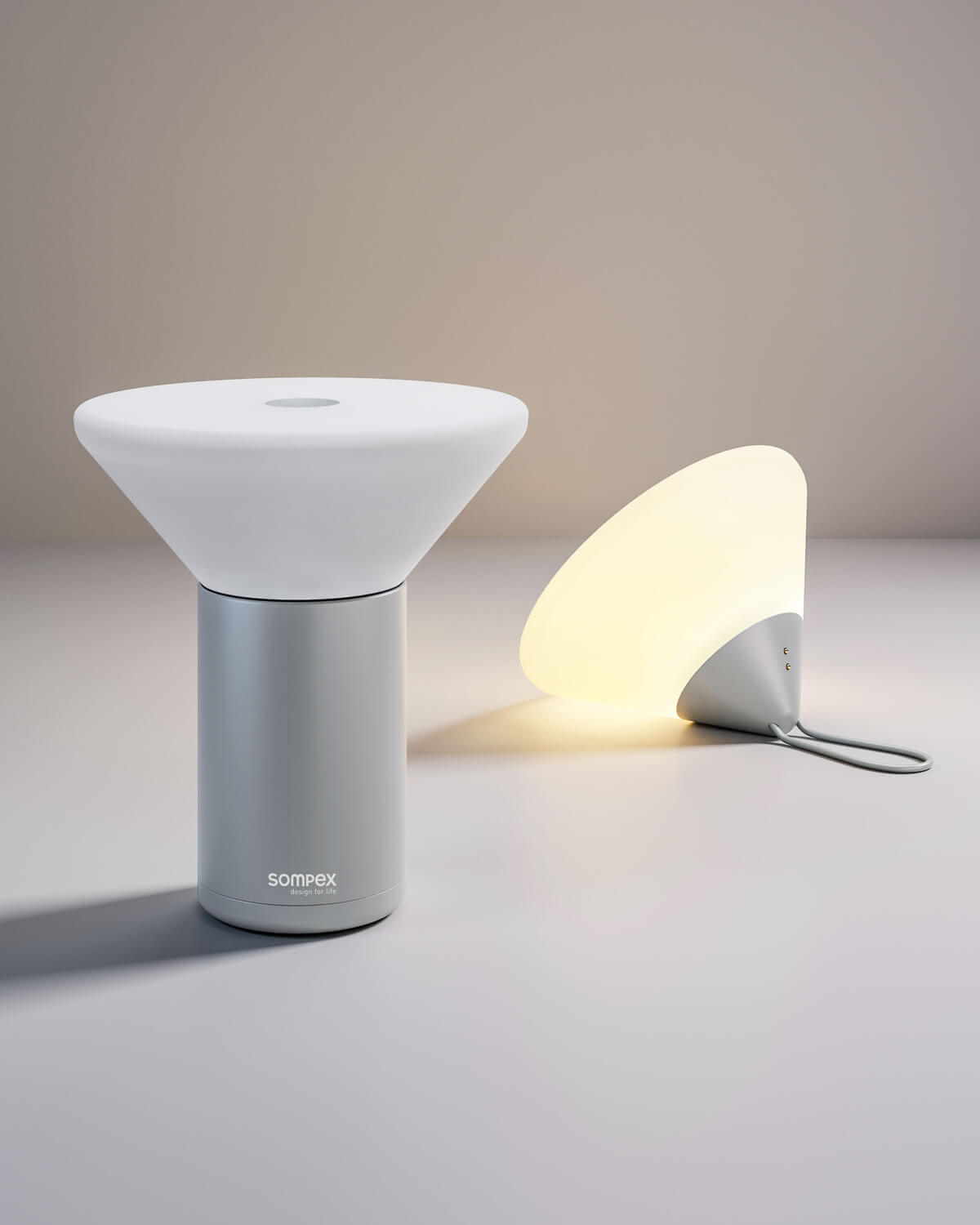 Lampe extérieure Mikono grise