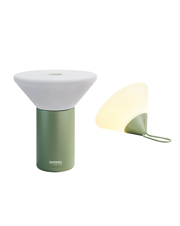 Lampe extérieure Mikono vert olive