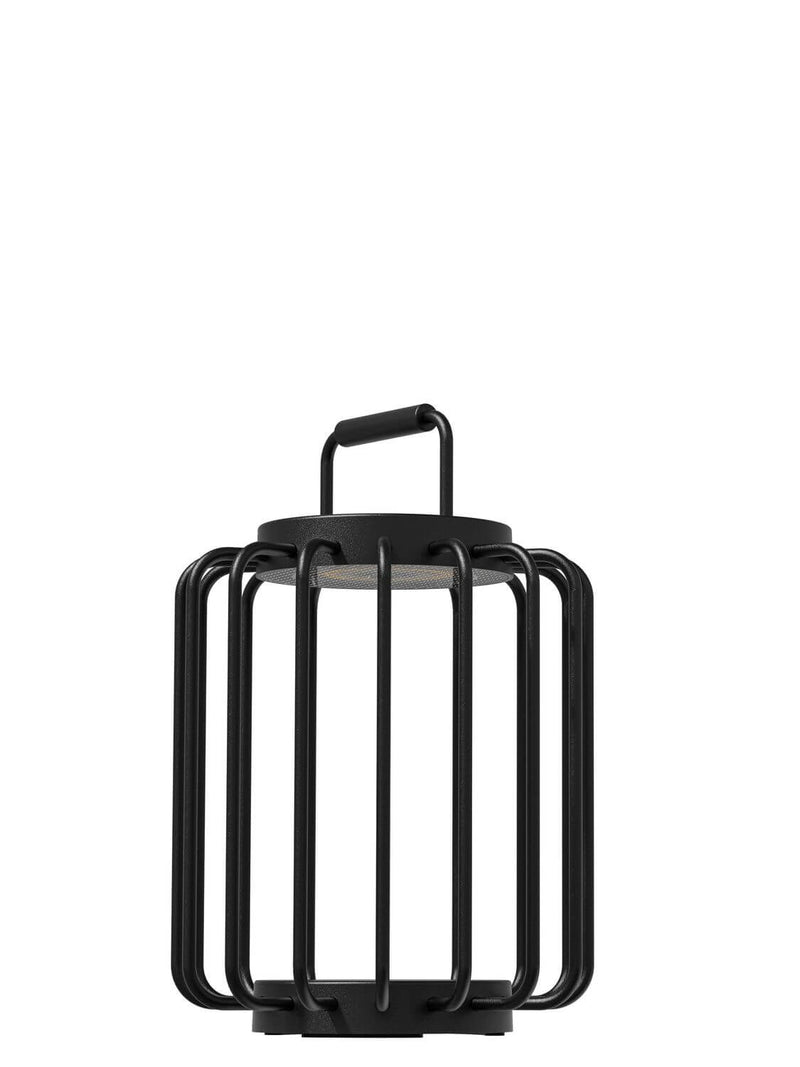 Lampe à poser sans fil Bangkok noire, H 33 cm