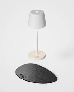 Lampe extérieure Silwy blanche, L 21 cm