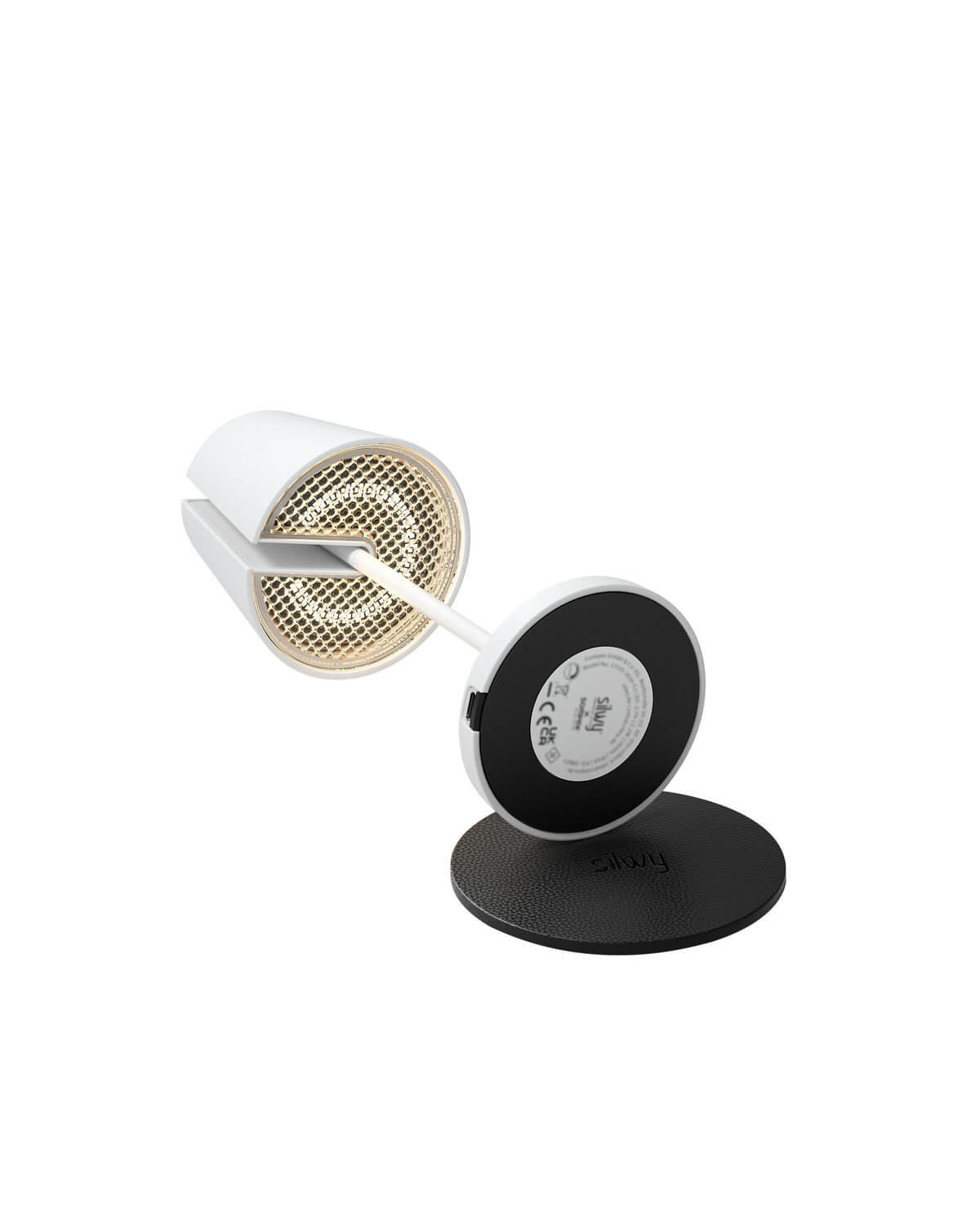 Lampe extérieure Silwy blanche, L 20,5 cm