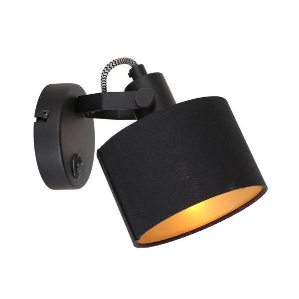 Adjustable Black Spotlight E14