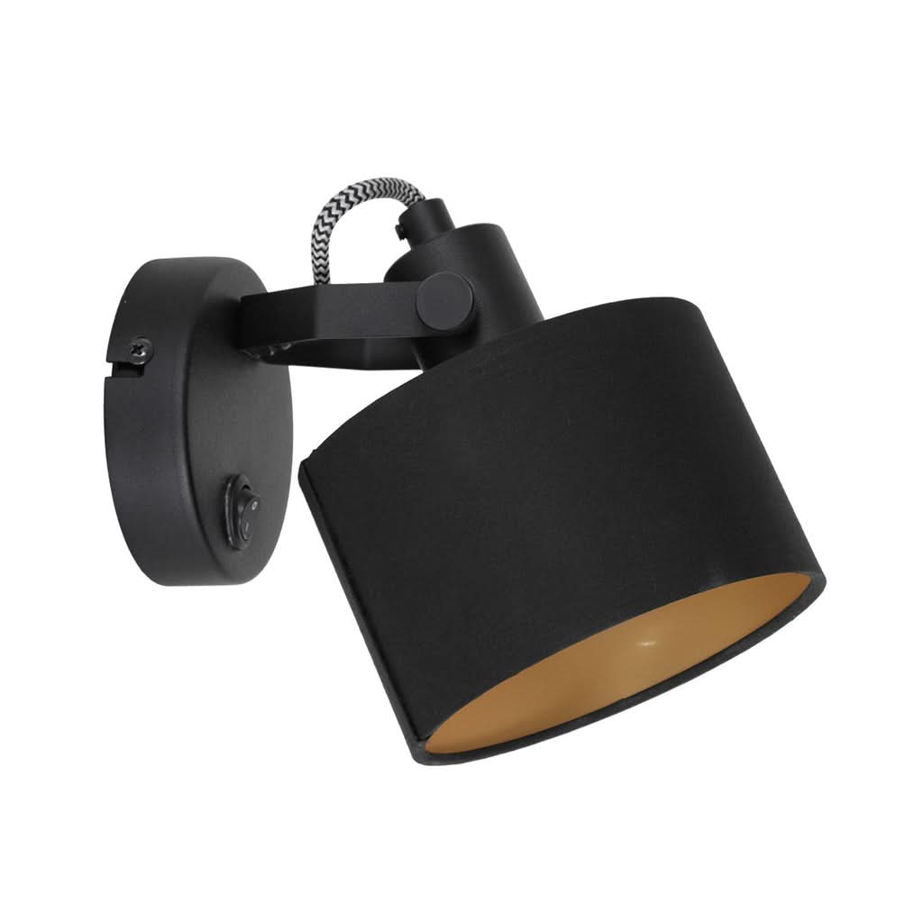 Adjustable Black Spotlight E14