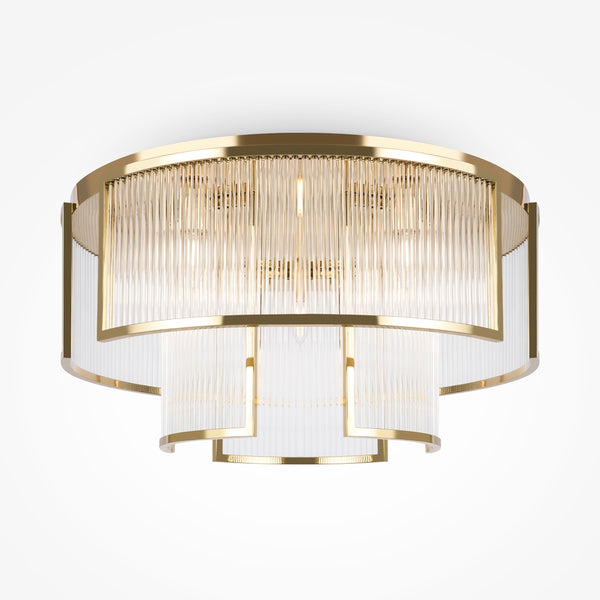Gold ceiling light frame