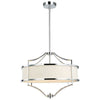 Suspension Stesso M, abat-jour tissu