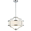 Suspension Stesso S, abat-jour tissu
