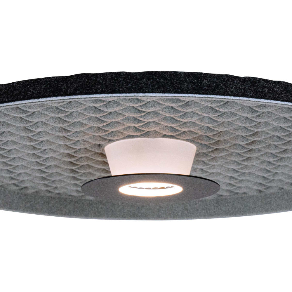 Suspension Acoustique ZAMBELIS D450 13W DESIGN Noir et Gris 25176