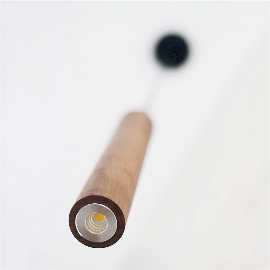 Suspension bois de noyer à design moderne | Designix -     - https://designix.fr