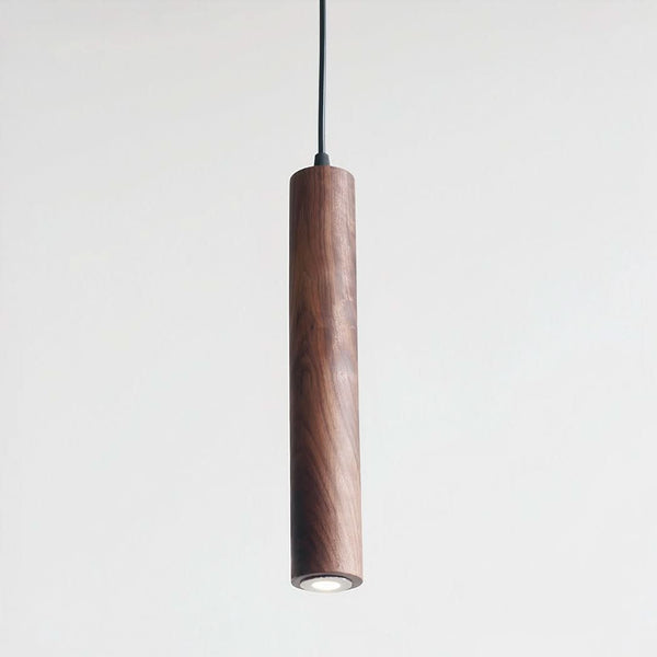 Wooden tube pendant light | Nara