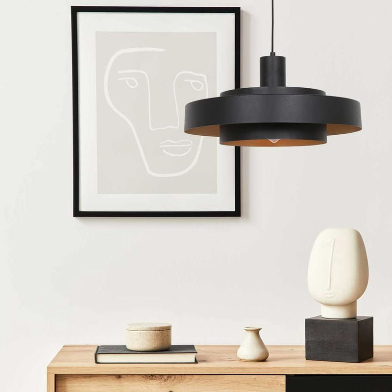 Adjustable Black Pendant Light | Gory