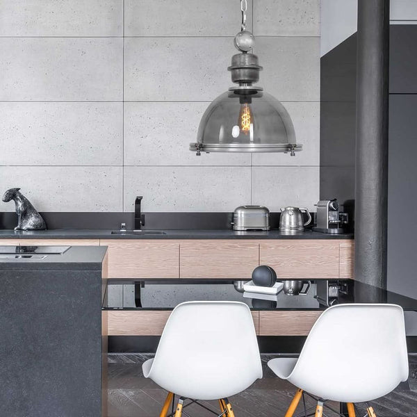 Industrial Glass Pendant Light | Raro